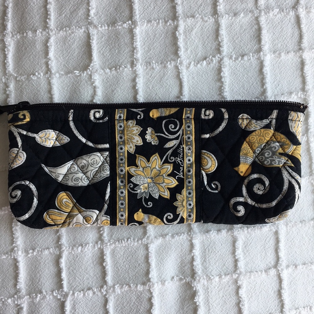 Vera Bradley Yellow Bird Zipper case